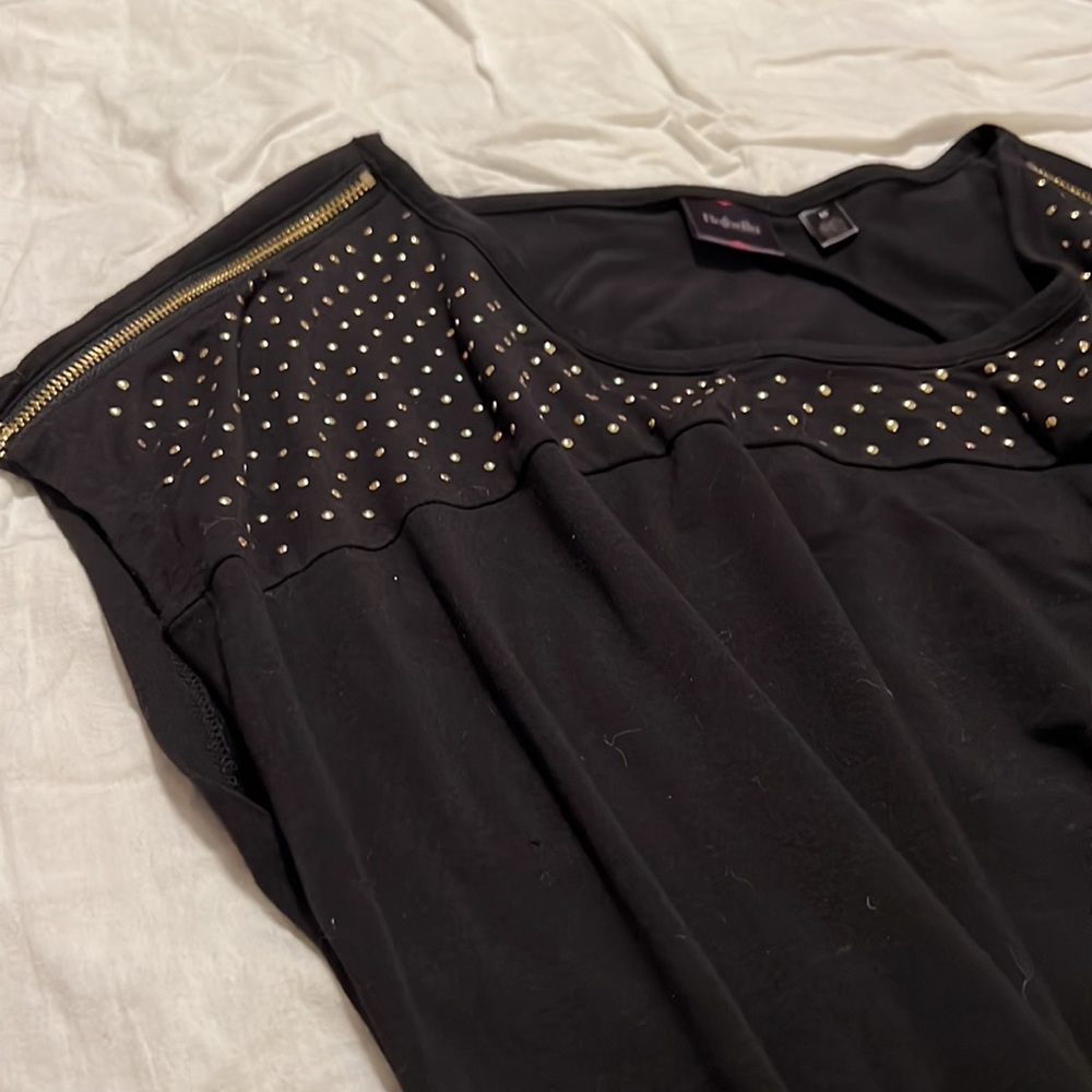 Rafaella gold studded blouse
